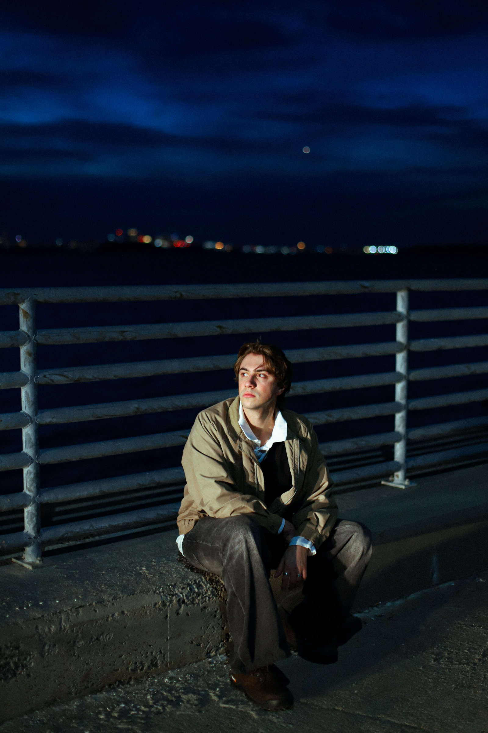 On set — "teenage love"